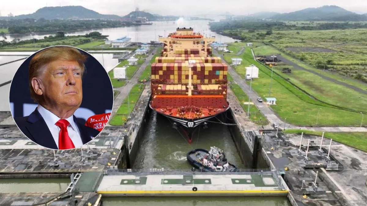 Trump critica tarifas del Canal de Panamá y amenaza con recuperar control estadounidense