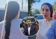 Daniela Aránguiz visita a Jorge Valdivia en la cárcel de Rancagua.