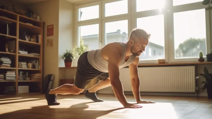 Ejercicios simples en casa para fortalecer y flexibilizar tu cuerpo.