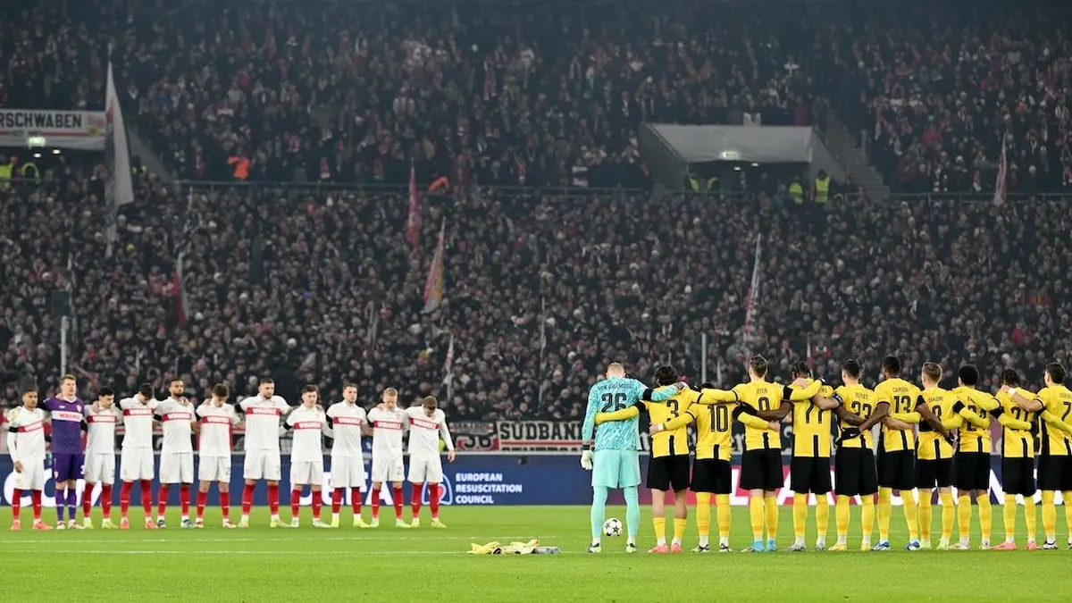 Un futbolista enfrenta la tragedia con el apoyo de sus compañeros en la Champions.