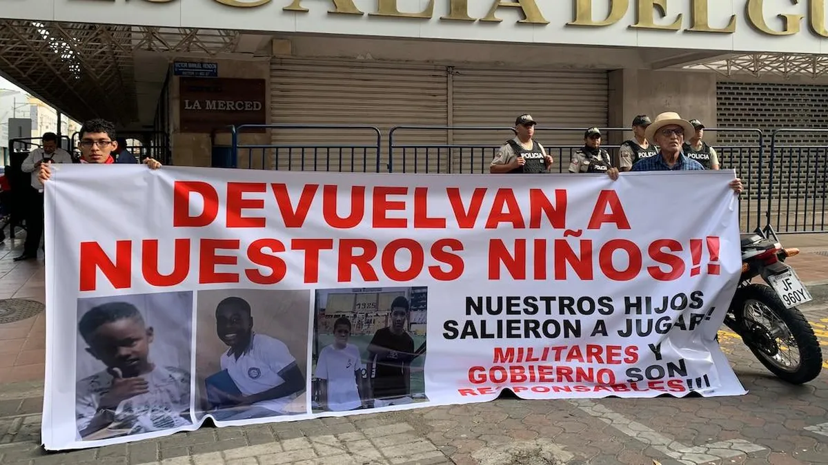 Desaparición de menores en Ecuador: Fuerzas Armadas bajo la lupa en la investigación.
