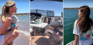 Nicole Neumann y Manu Urcera disfrutan de un paraíso familiar para despedir el año.