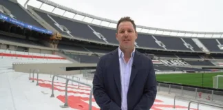 Jorge Brito celebra el Monumental como sede del Mundial 2030