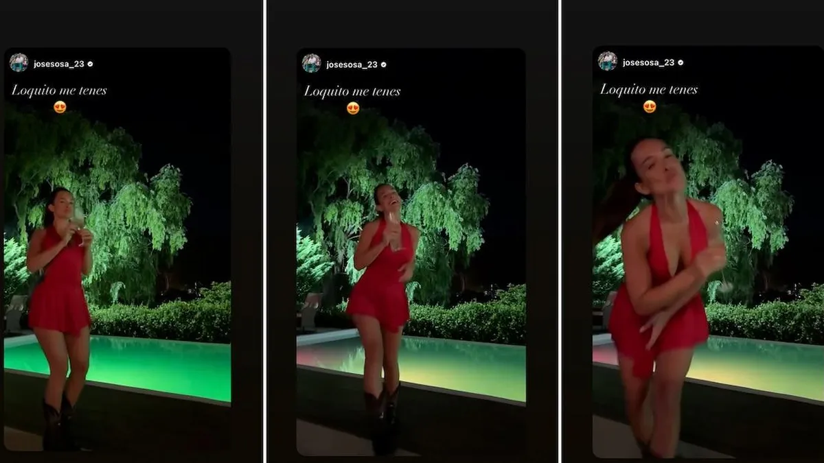 Cami Homs y José Sosa celebran una Navidad romántica con cena y baile.