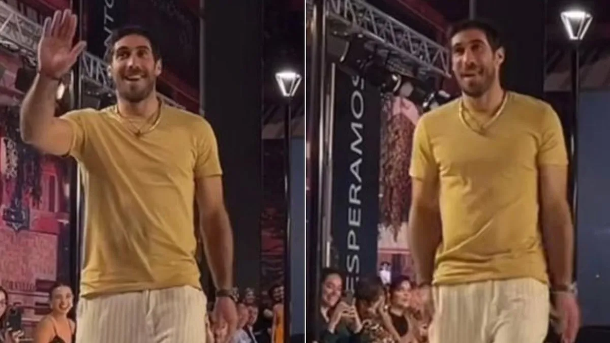 Pedro Astorga sorprende en su inesperado debut como modelo de pasarela