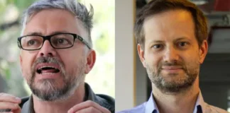 Jorge Baradit y Axel Kaiser: un intenso debate sobre plagio y creatividad.