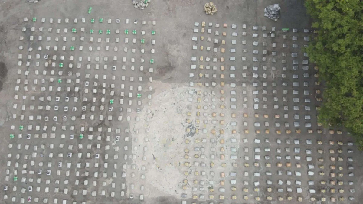 Carabineros incauta más de 2 mil kilos de marihuana en Antofagasta.