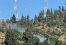 El incendio en Cerro San Cristóbal ha sido controlado