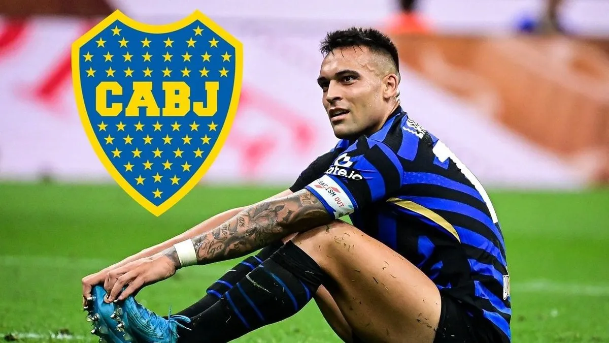 Lautaro Martínez recuerda el rechazo de Boca que casi lo aleja del fútbol profesional