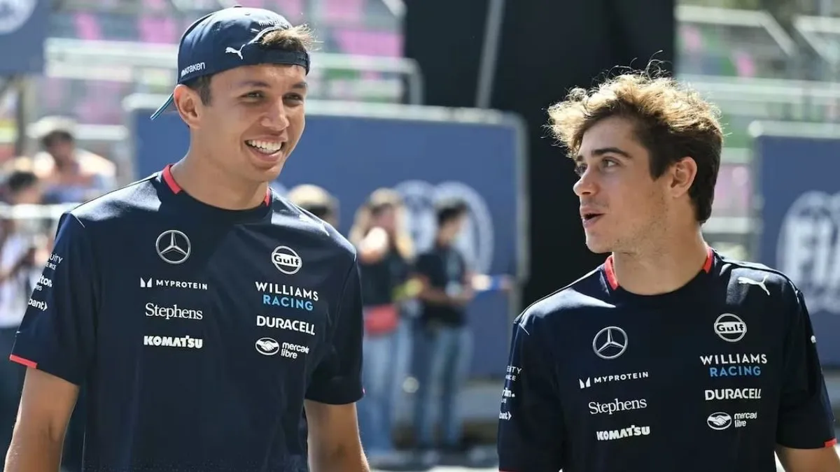 Alex Albon sorprende al elogiar a Franco Colapinto tras su debut en la Fórmula 1