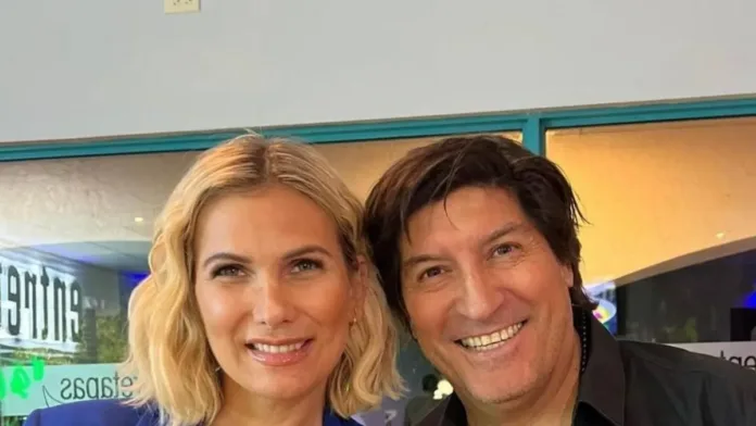 Iván Zamorano y María Alberó