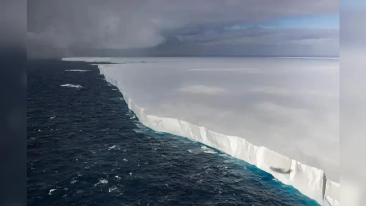 Gigantesco iceberg A23a se dirige hacia Georgia del Sur, generando preocupación por su impacto en la fauna marina