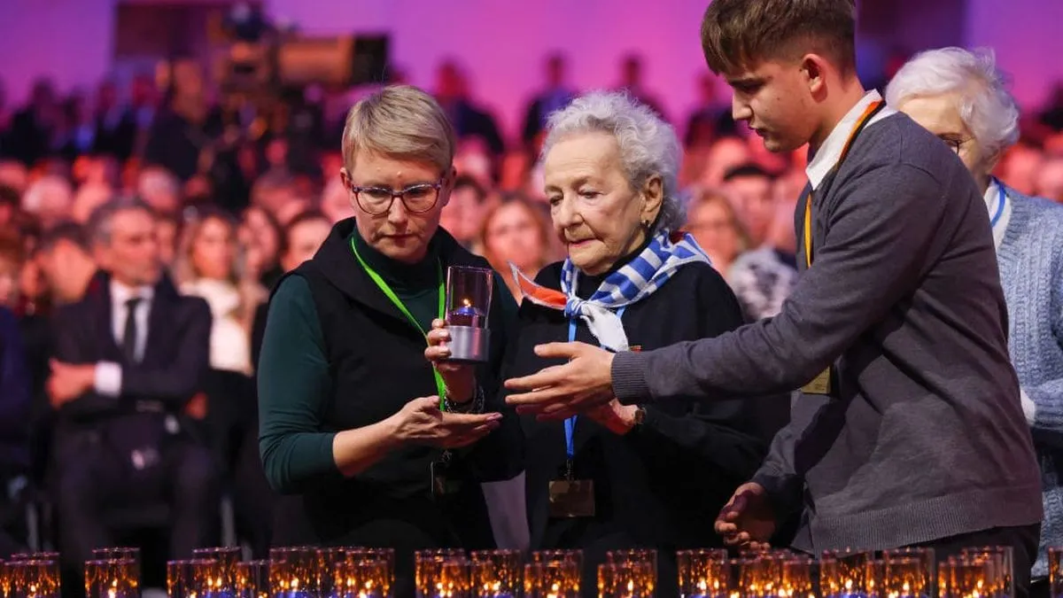 Sobrevivientes de Auschwitz denuncian aumento del antisemitismo en el 80º aniversario de su liberación