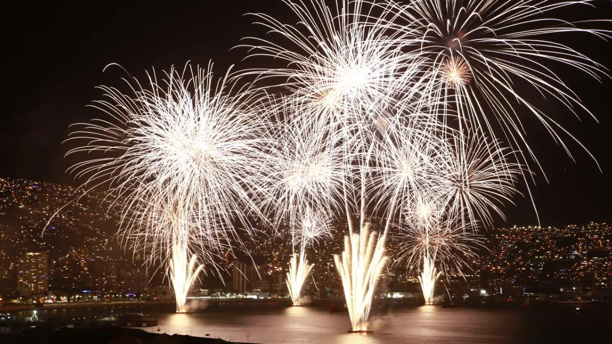 Año Nuevo en Valparaíso y Viña: un espectáculo pirotécnico inolvidable.