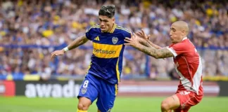 Boca empata con Argentinos: Palacios brilla