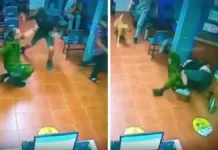 Violenta agresión a carabineros; un antisocial logra escapar de la detención.