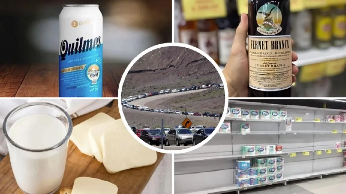 Argentinos cruzan a Chile en busca de precios más bajos en cerveza y fernet.