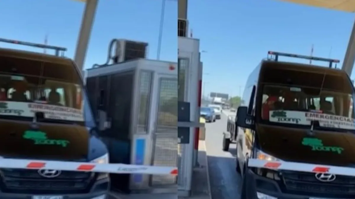 Vehículo de Conaf retenido y obligado a pagar peaje en misión contra incendio.