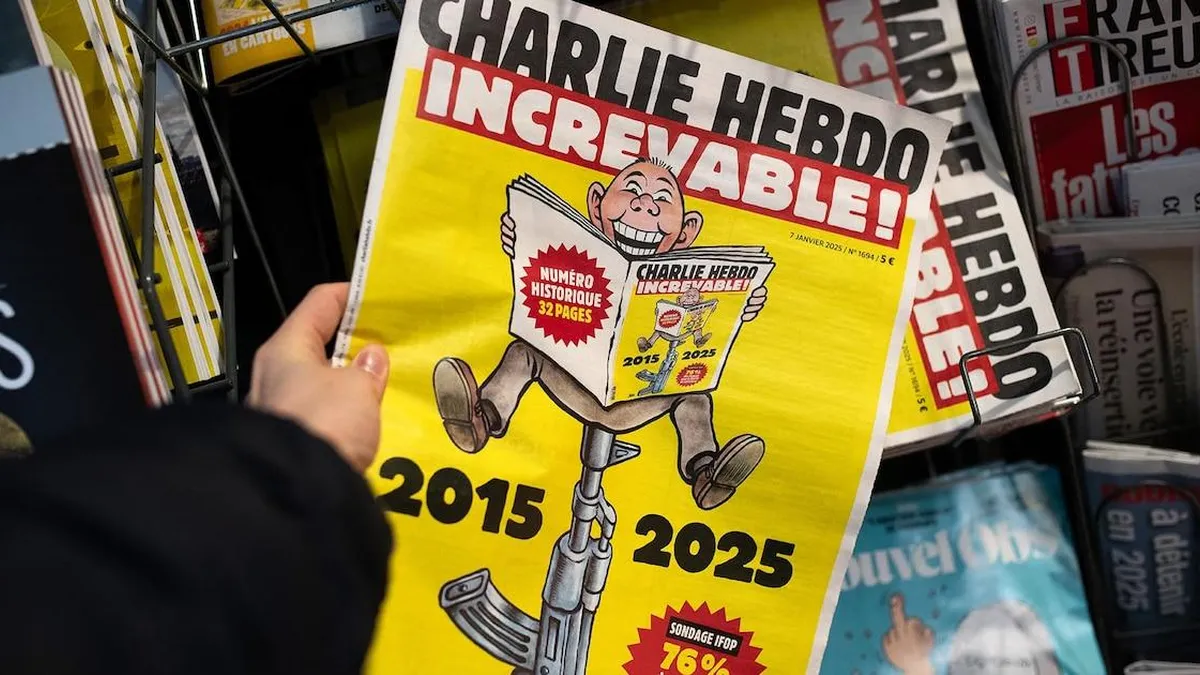 Charlie Hebdo lanza número especial tras diez años del ataque yihadista que cambió su historia