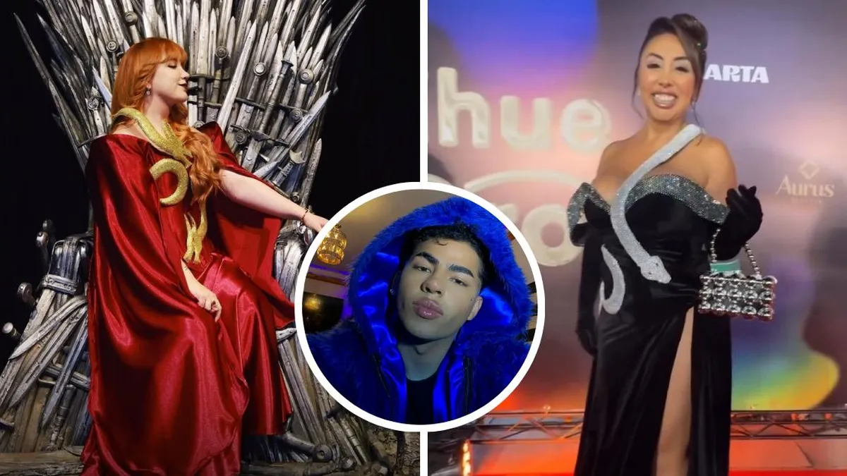 Naya Fácil deslumbra en los Copihue de Oro con vestido inspirado en serpiente, pero enfrenta críticas en redes