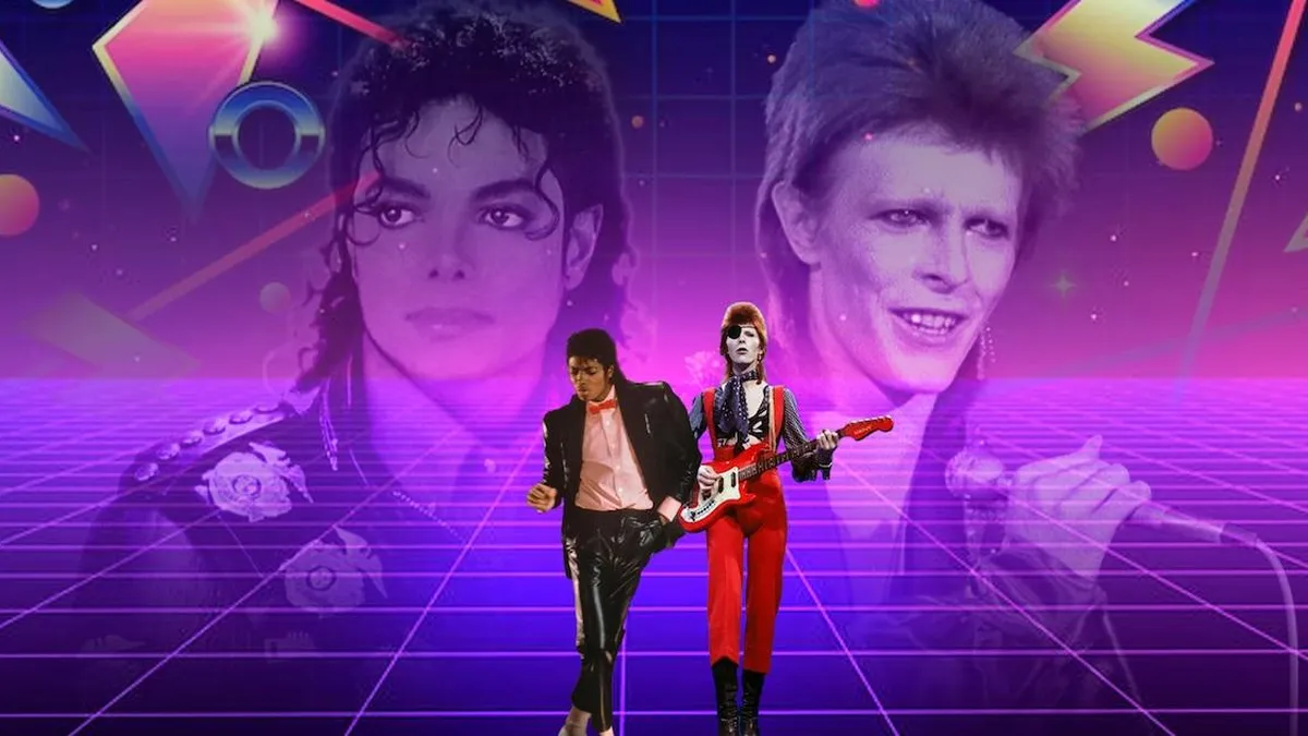 David Bowie y Michael Jackson: una rivalidad que transformó la música para siempre.