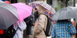 Pronóstico del tiempo en Chile: lluvias y tormentas eléctricas este martes.