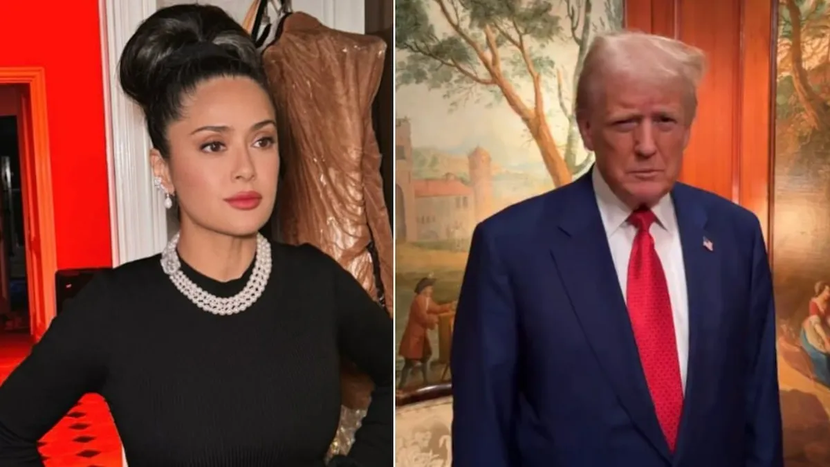 Salma Hayek revela intentos de cortejo de Donald Trump en medio de controversias presidenciales