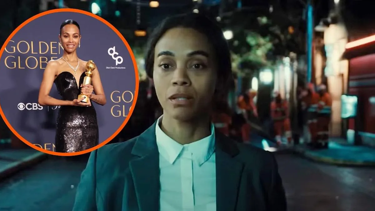 Zoe Saldaña reflexiona sobre su carrera tras ganar el Globo de Oro en emotivo discurso