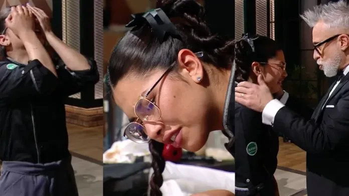 Eskarcita llora en la final de Top Chef VIP tras un error en su plato.