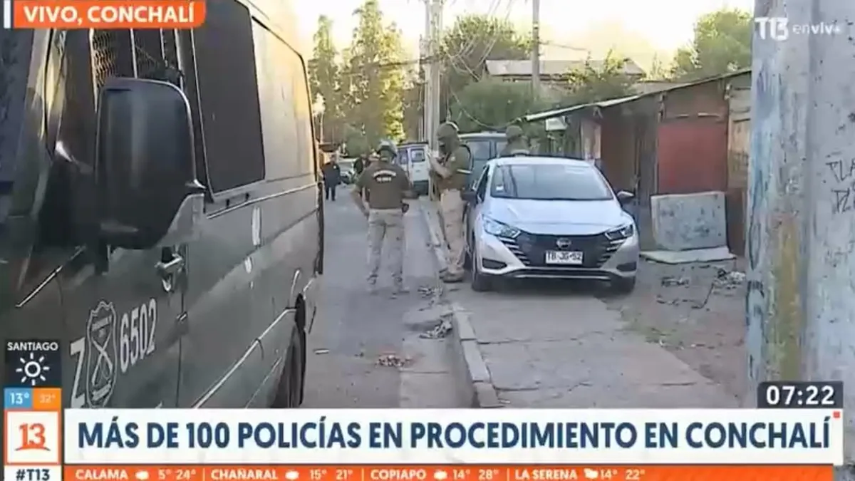 Megaoperativo en Conchalí: ¿Qué se esconde tras la banda “Los del Canal”?