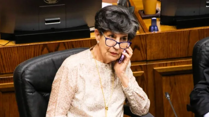 La senadora Allende cuestiona la lenta reconstrucción tras el megaincendio en Valparaíso.