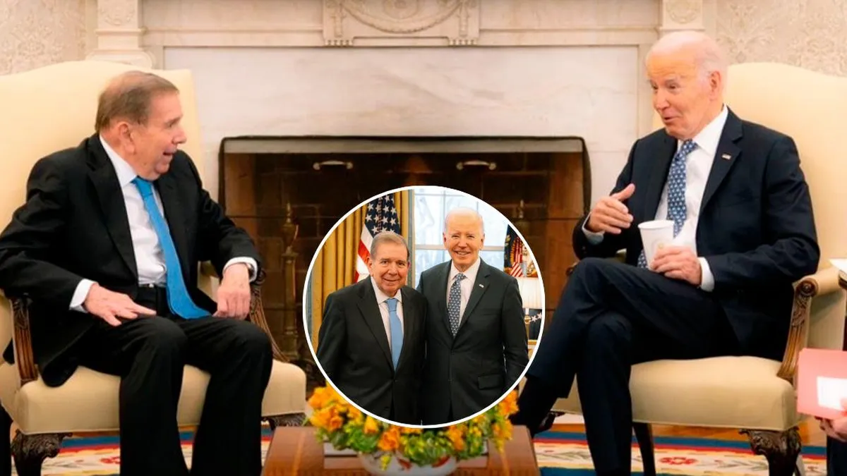 Biden se reúne con Edmundo González y respalda su victoria contra Maduro.