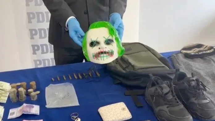 Detenido el 'Joker' de Magallanes: robos y municiones de guerra en su poder.