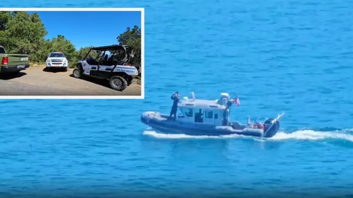 Buscan a joven que cayó al Lago Villarrica mientras practicaba kayak sin chaleco.