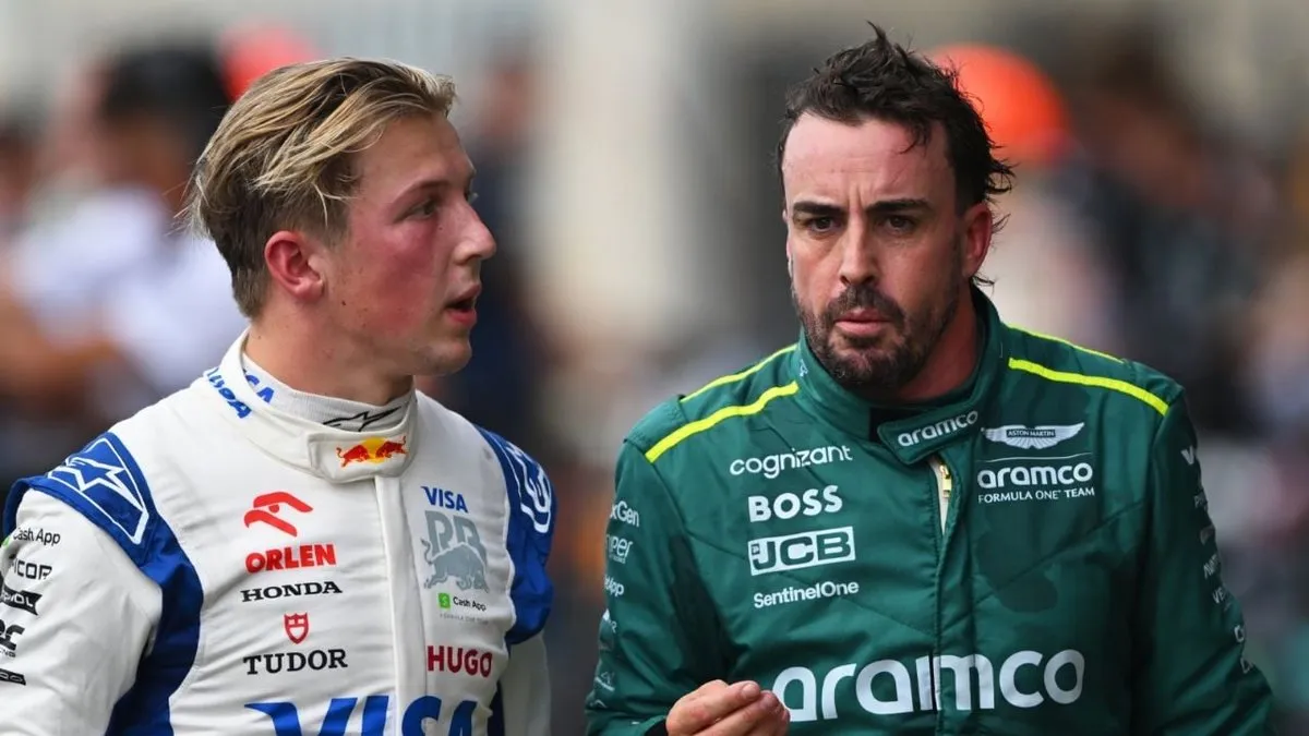 Liam Lawson se disculpa con Fernando Alonso tras polémicas en la pista: “No tenía la intención de molestar”