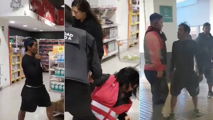 Un mechero provocador y un héroe inesperado en el supermercado.