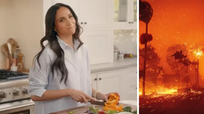 Meghan Markle solicita posponer su serie en Netflix por incendios en California.