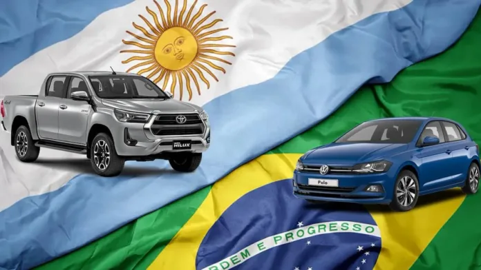 Análisis de ventas de autos argentinos en Brasil: ganadores y perdedores en 2024.