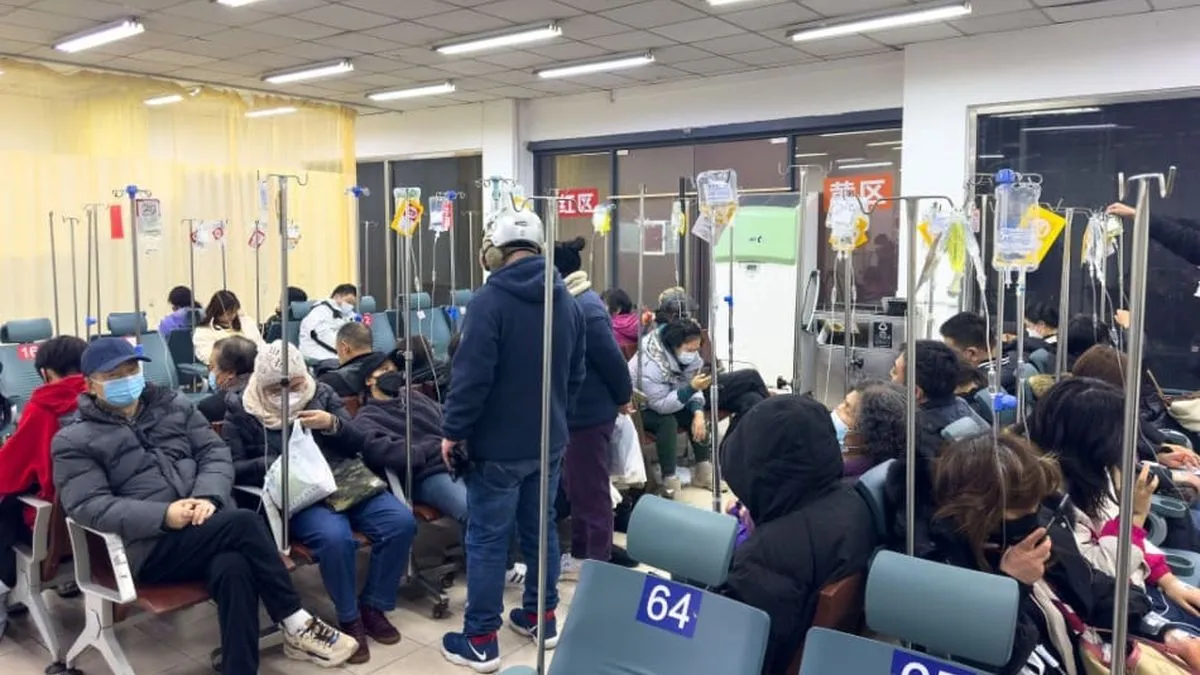 Aumento alarmante de casos de metapneumovirus humano genera crisis en hospitales de China