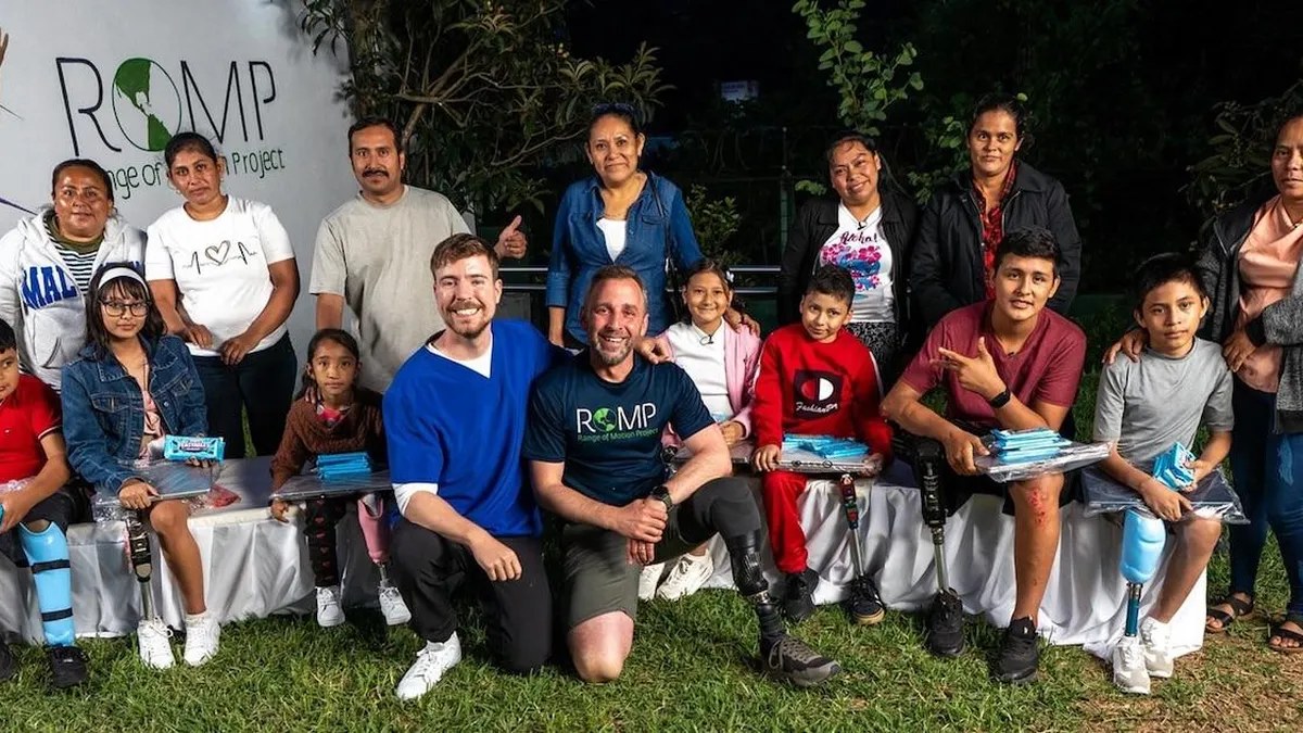 MrBeast transforma vidas con donación de prótesis: ¿un llamado a la reforma del sistema de salud?