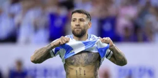 El actor revela su deseo de conocer al futbolista Nicolás Otamendi.