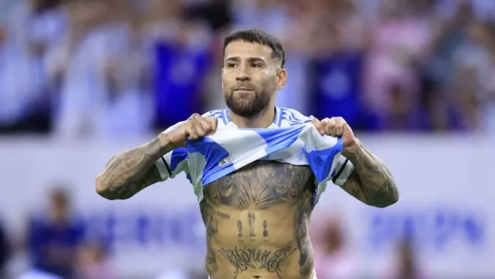 El actor revela su deseo de conocer al futbolista Nicolás Otamendi.