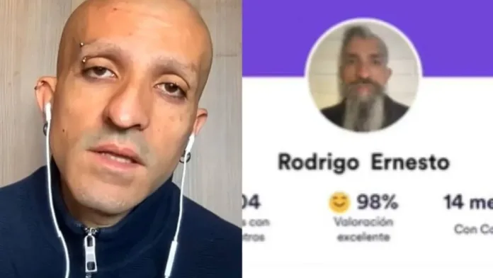 Rodrigo Rojas Vade sorprende como conductor de Cabify con un look exótico.