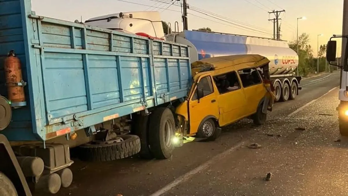 Accidente en Ruta 5 Sur deja un fallecido y tres heridos en San Carlos