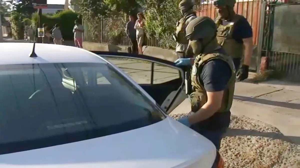 Seis detenidos en Maipú por robo de vehículos y desmantelamiento para venta ilegal de piezas