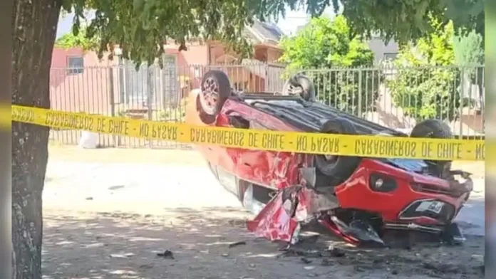 Accidente en Chillán: peatón fallecido y conductor en estado crítico tras volcadura.