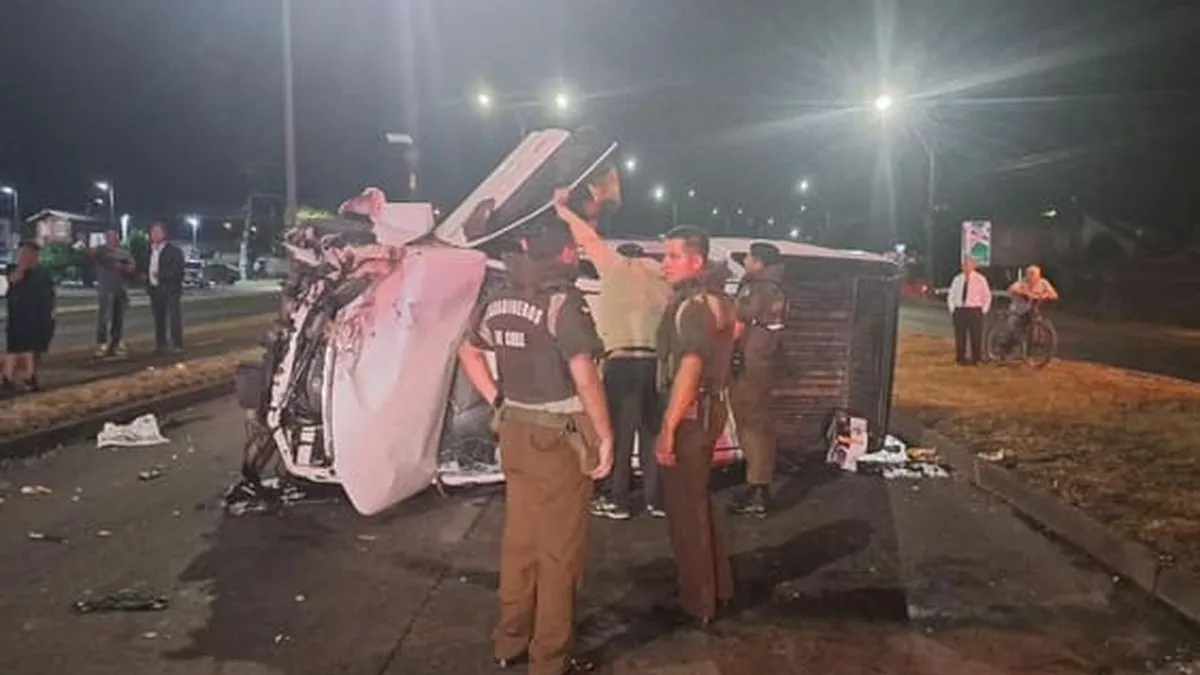 Tragedia en Temuco: un bebé de seis meses pierde la vida en un accidente automovilístico.