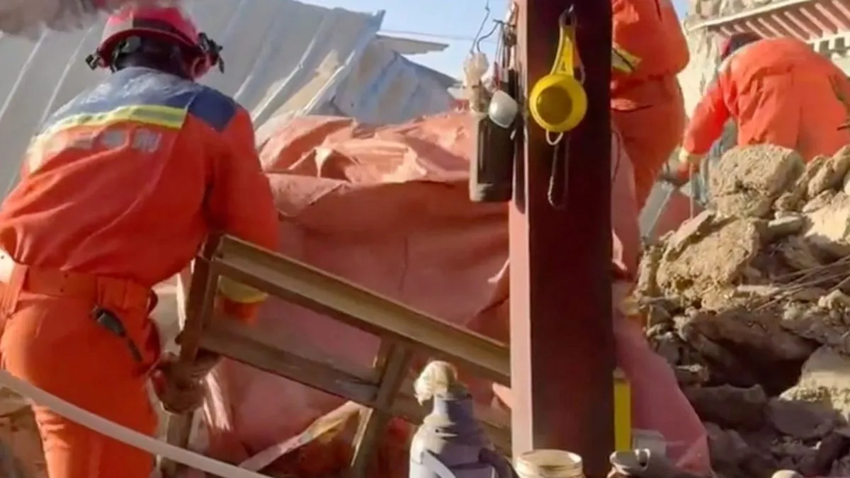 Terremoto en el Tíbet deja casi un centenar de muertos y devastación.