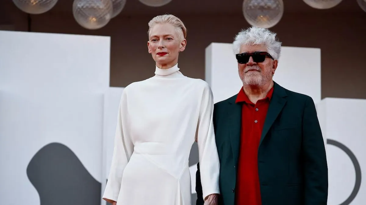 Tilda Swinton transforma su carrera en el nuevo filme de Pedro Almodóvar sobre la muerte