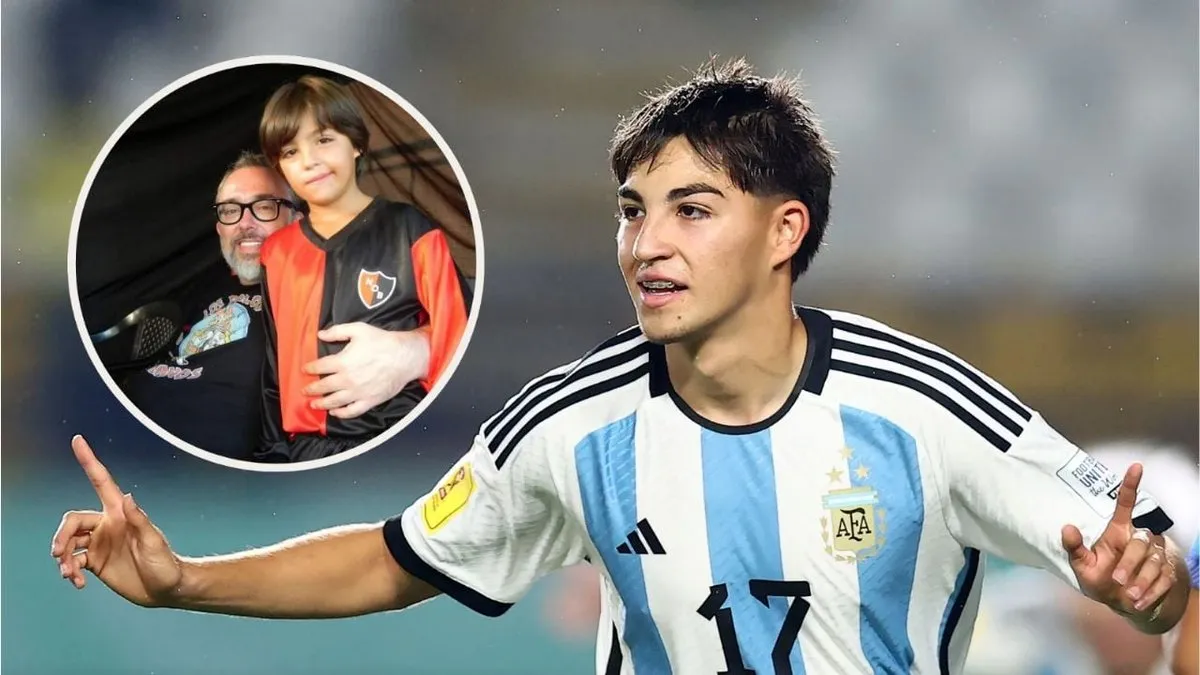 Valentino Acuña, el joven que fue el “doble de Messi”, listo para brillar en el Sudamericano Sub-20